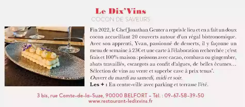 Le Dix'vins - restaurant BELFORT - top restaurant BELFORT